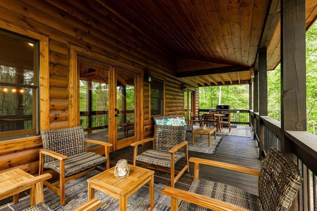 Luxe Family Cabin 8 Min To Downtown Блу Ридж Екстериор снимка