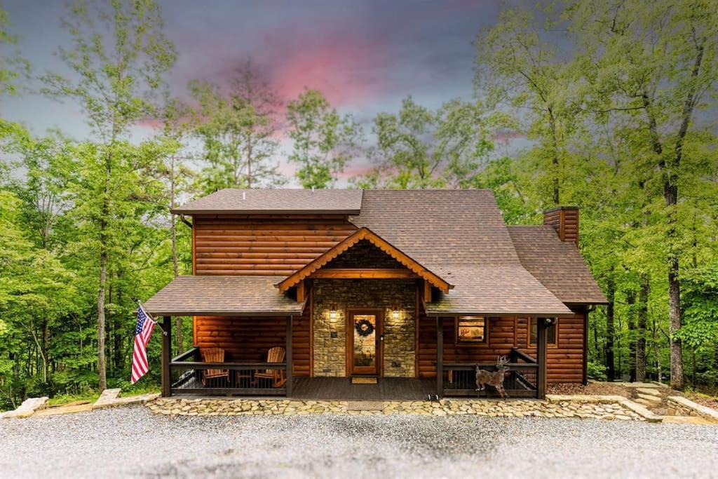 Luxe Family Cabin 8 Min To Downtown Блу Ридж Екстериор снимка