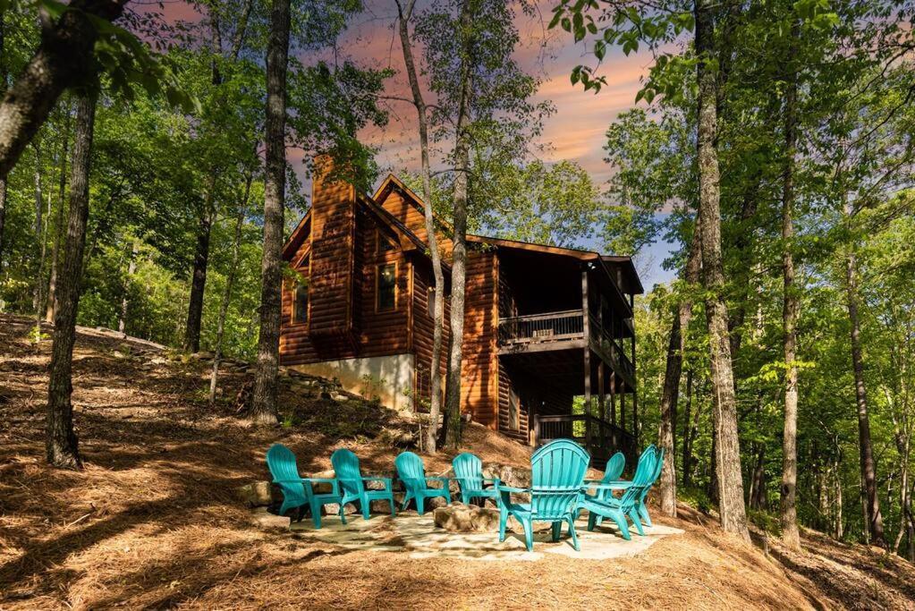 Luxe Family Cabin 8 Min To Downtown Блу Ридж Екстериор снимка